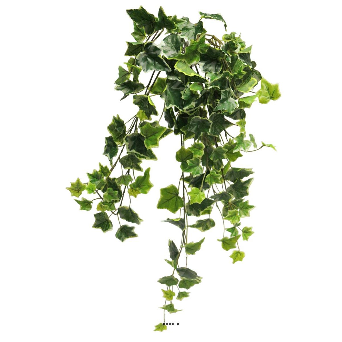 Lierre artificiel en chute, 7 ramures, L blanc-vert, ARTIFICIELLES
