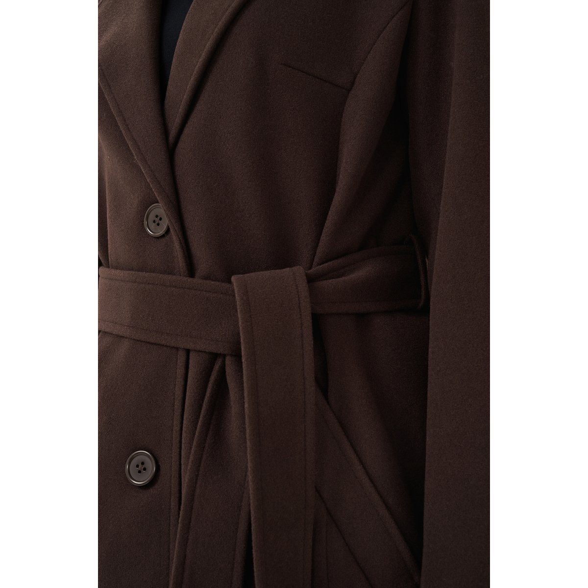 Manteau marron chocolate plum, CREAM
