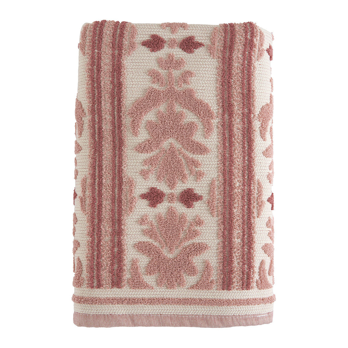 Serviette de bain Capucine prune, MATHILDE M