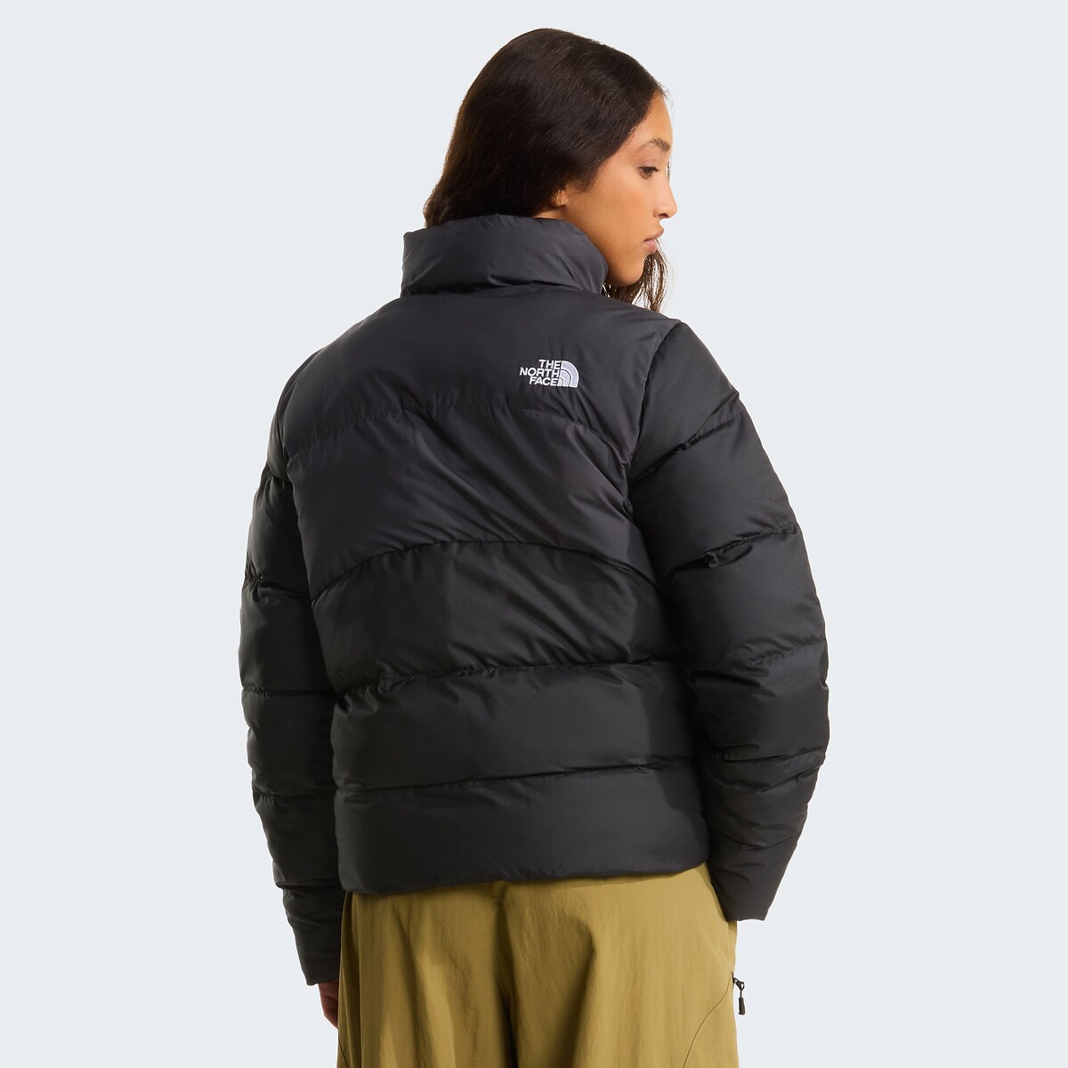 Doudoune courte fermeture zippée, plein hiver noir, THE NORTH FACE