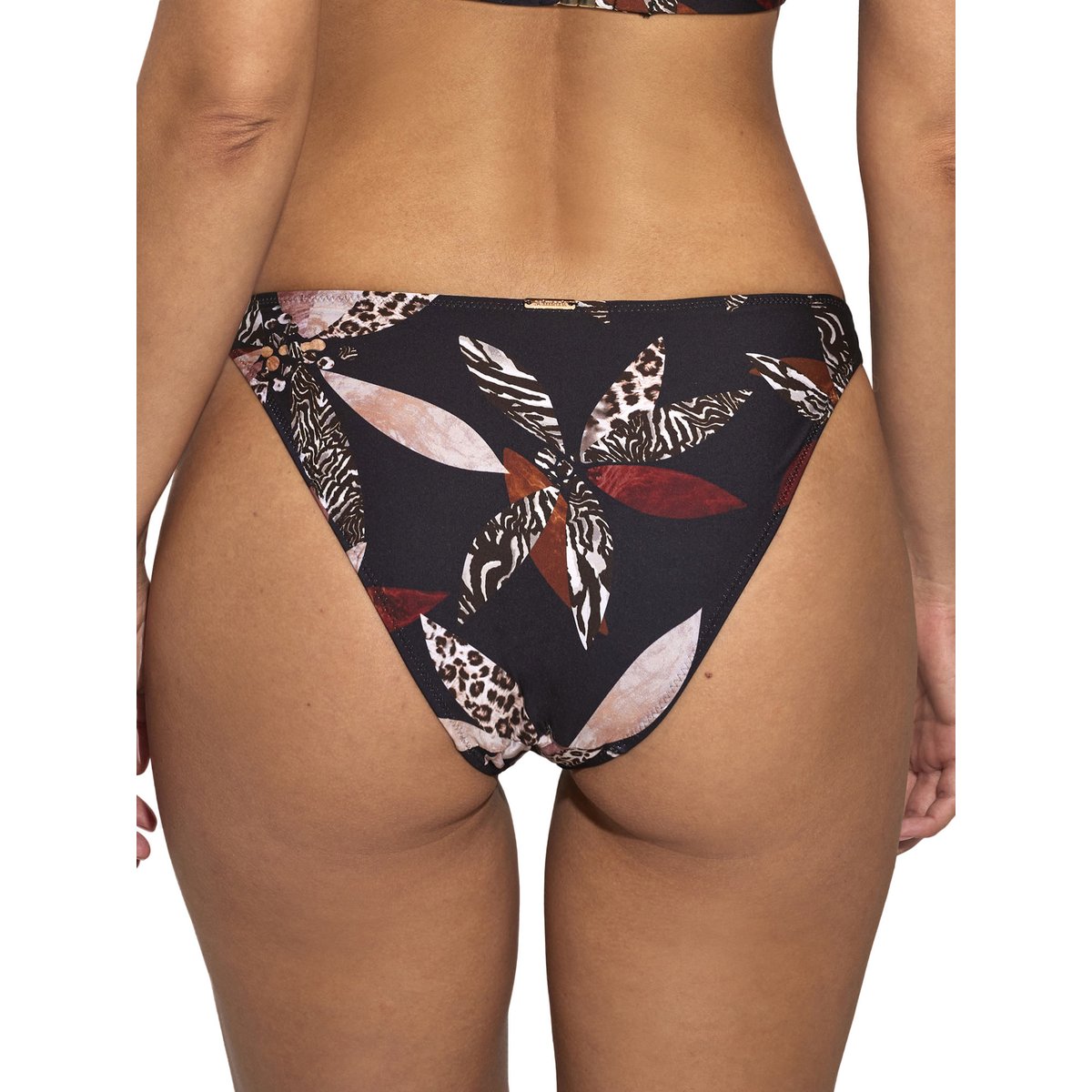 Bas maillot slip de bain taille basse Jamaica noir, SELMARK MARE