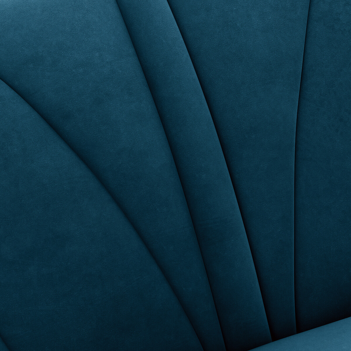 Banquette velours 2/3 places, Leone bleu de prusse, LA REDOUTE INTERIEURS