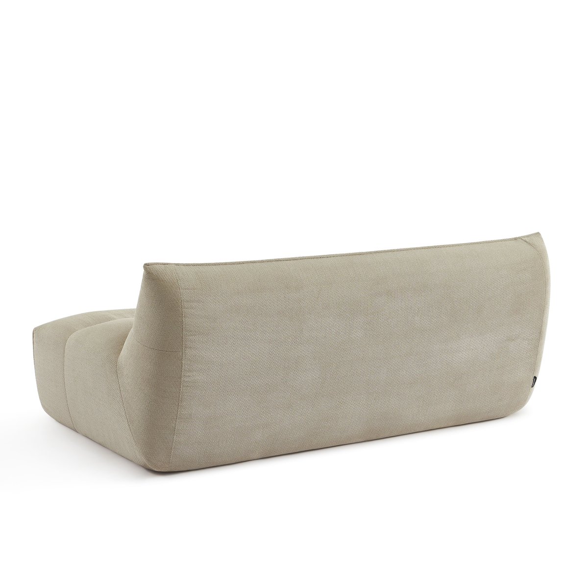 Banquette 2 places en tissu beige, PANTONE