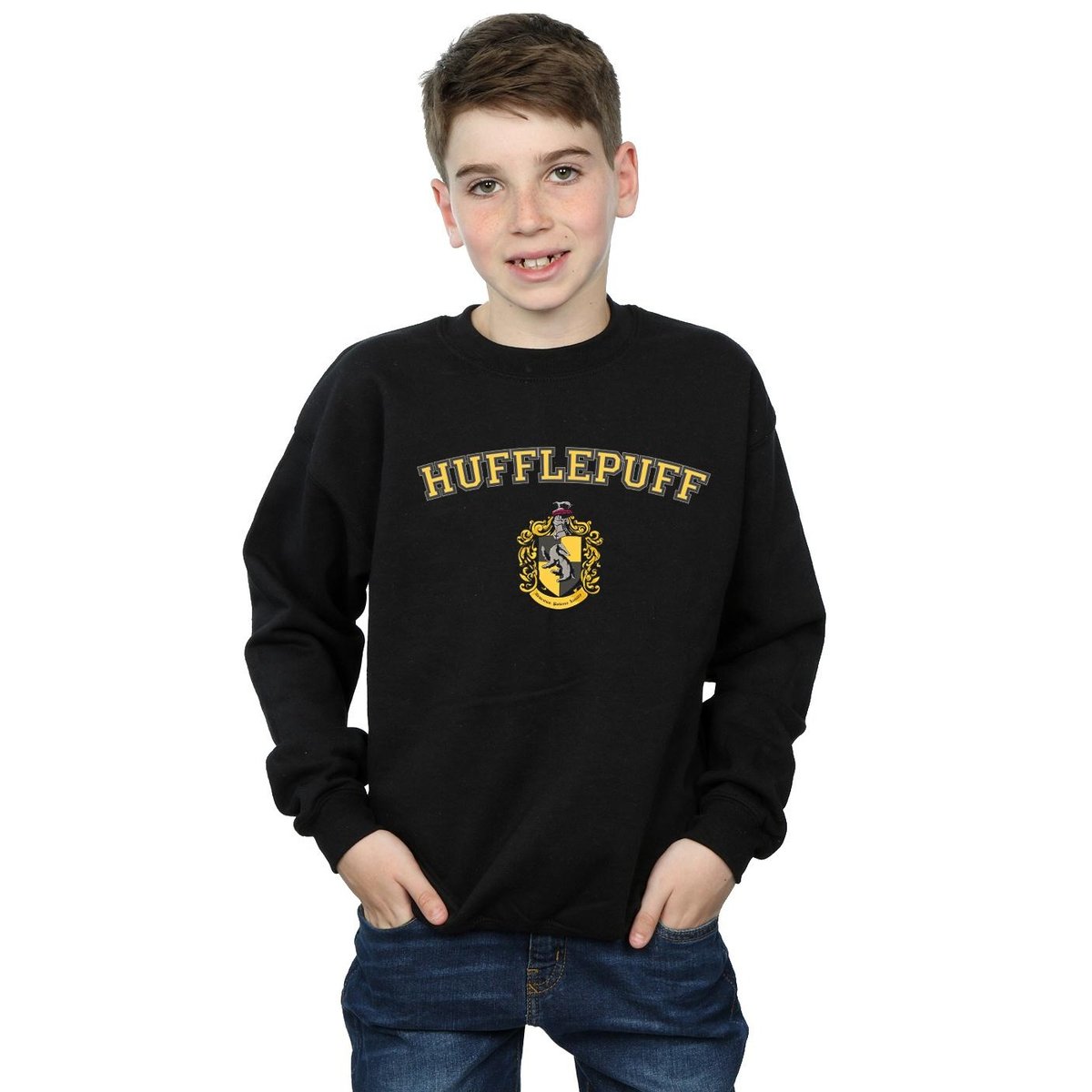Sweat HUFFLEPUFF noir, HARRY POTTER