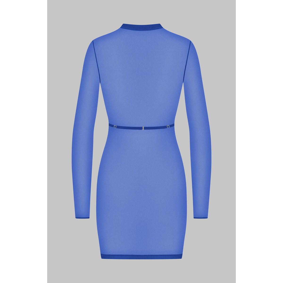 Robe avec harnais CORPS À CORPS NÉON bleu, MAISON CLOSE