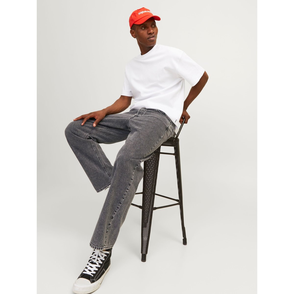 Jean À Coupe Loose black denim, JACK & JONES