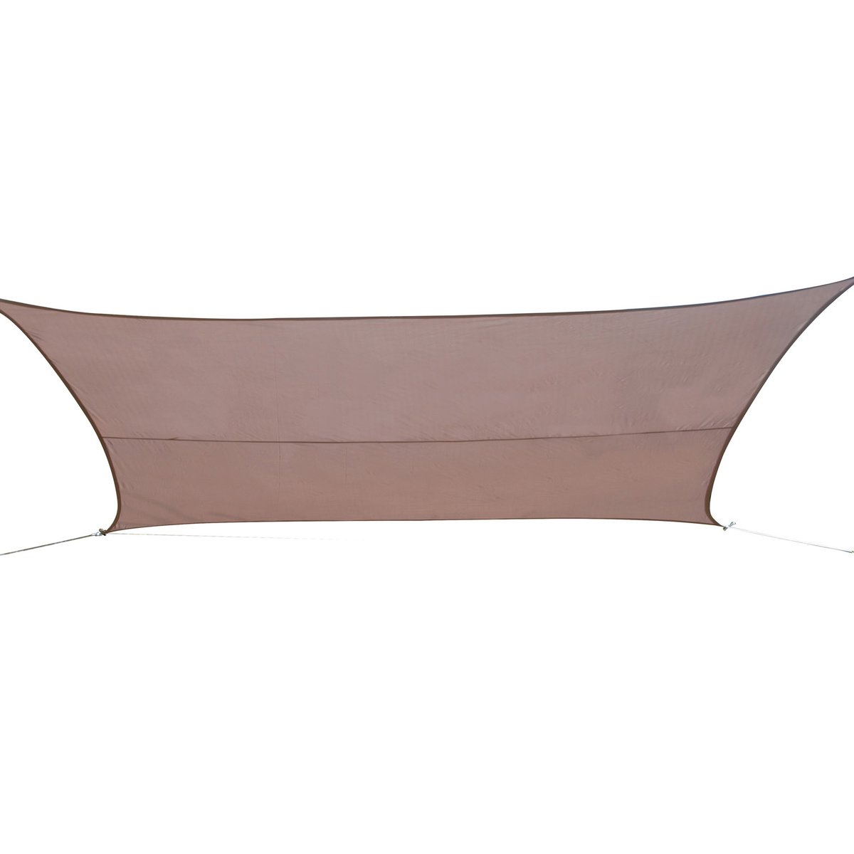 Voile d'ombrage rectangulaire 3x2m déperlante CURACAO taupe, HESPERIDE