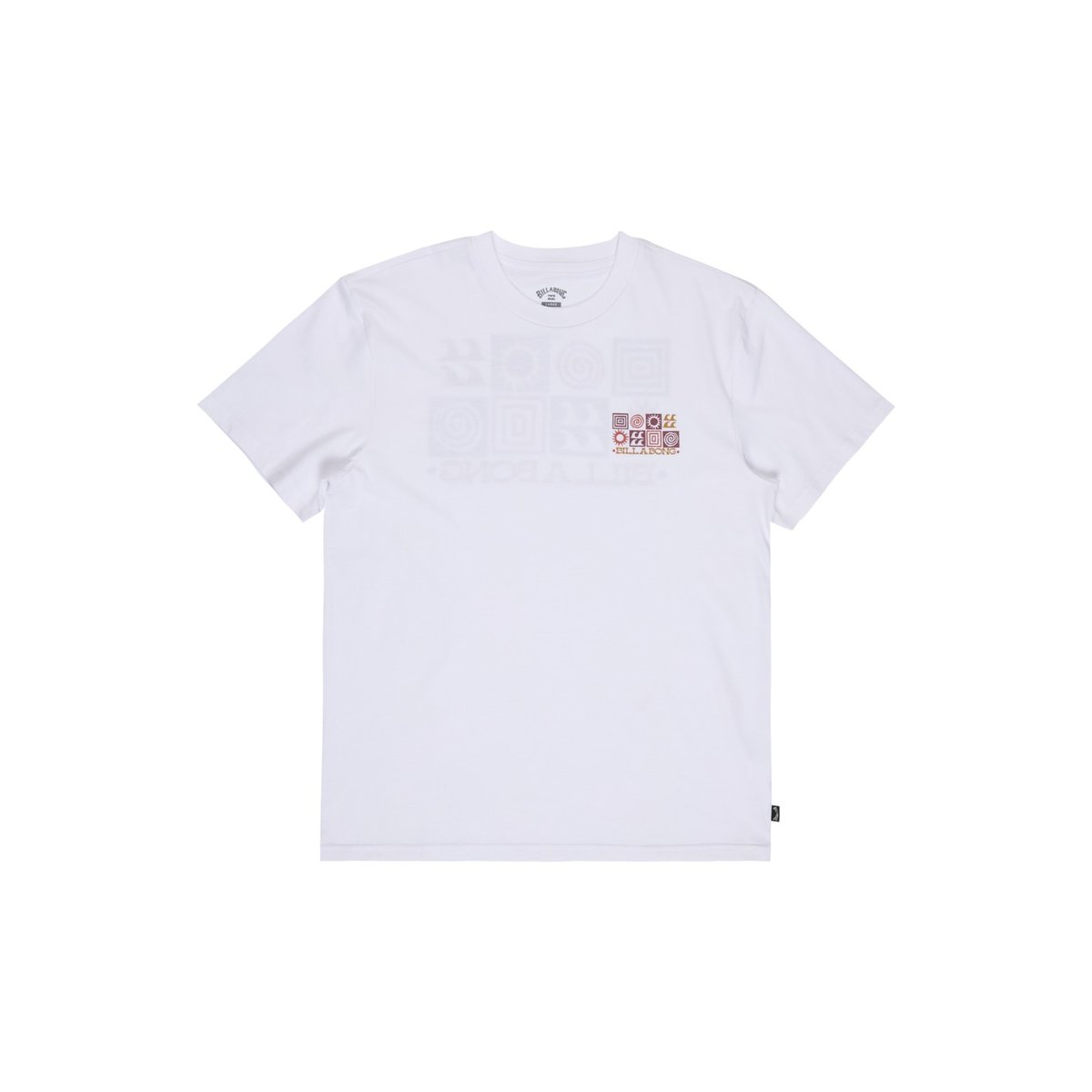 T shirt manches courtes SEGMENT blanc white, BILLABONG