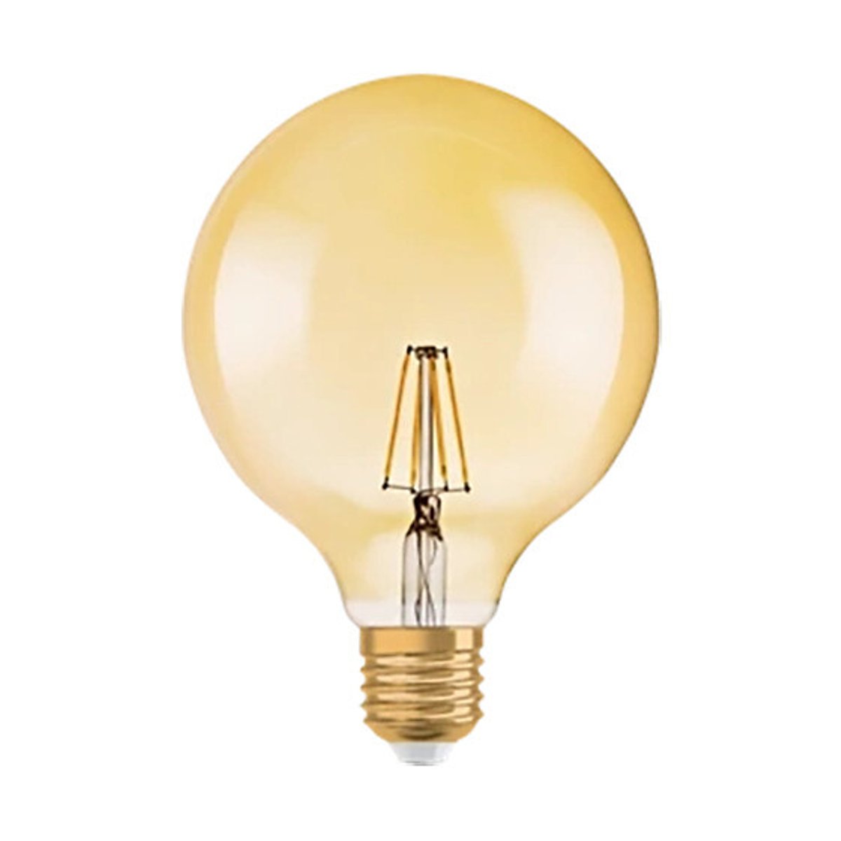 Ampoule LED ronde E27 dorée verre, KARE DESIGN
