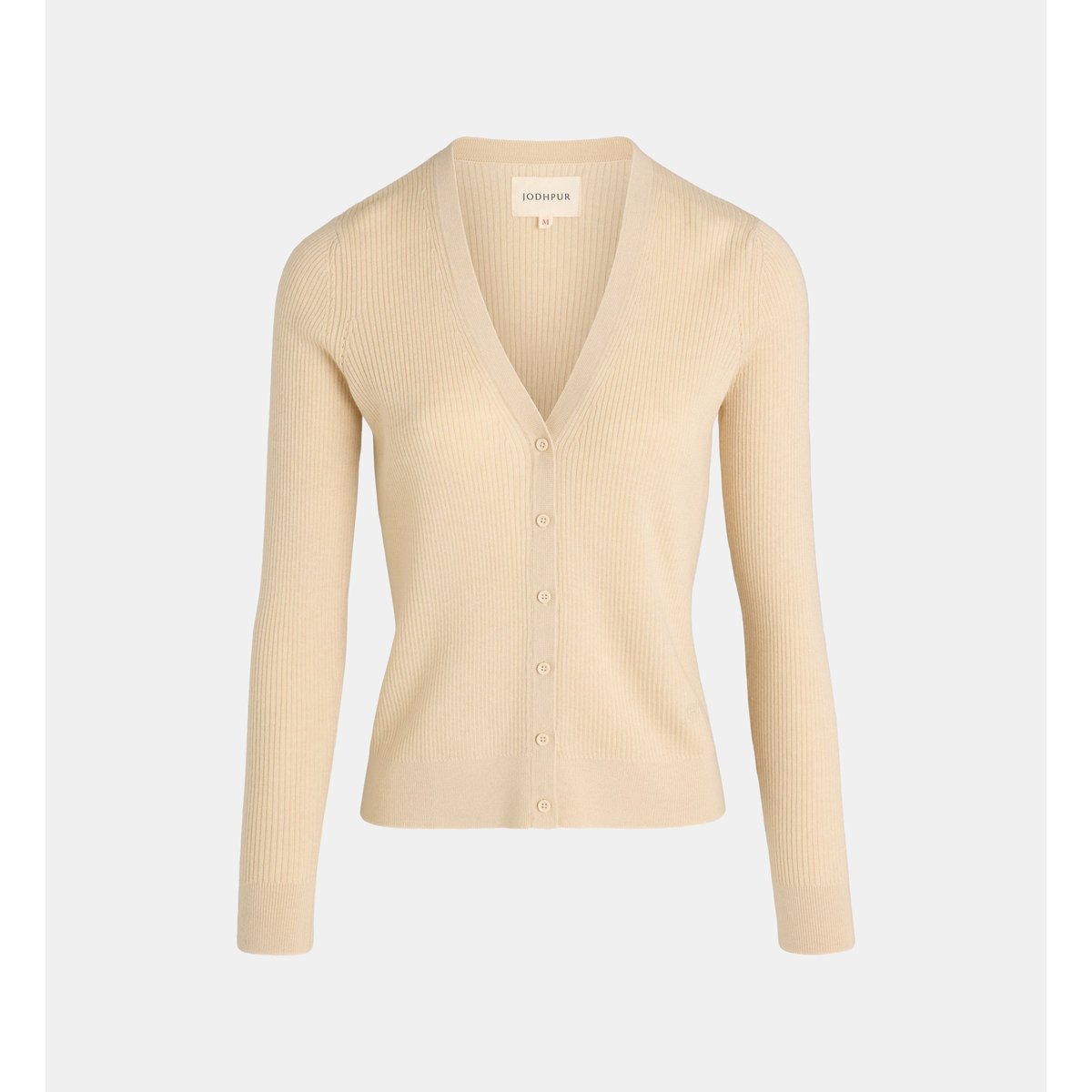 Gilet kenya uni côtelé beige, JODHPUR