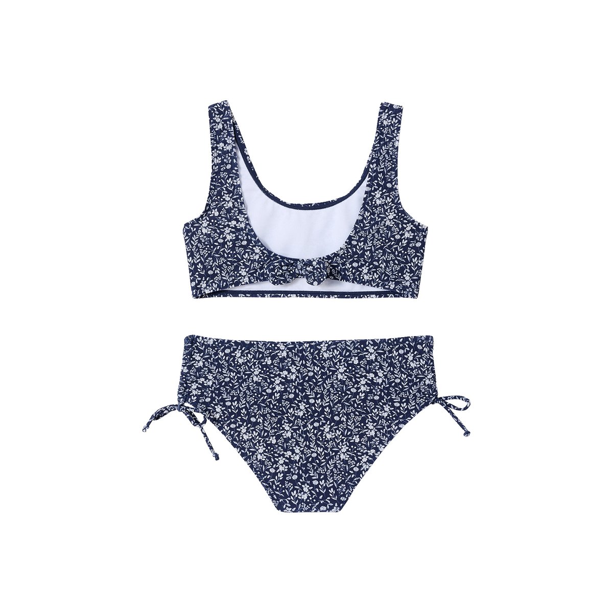Maillot de bain 2 pièces marine, VERTBAUDET