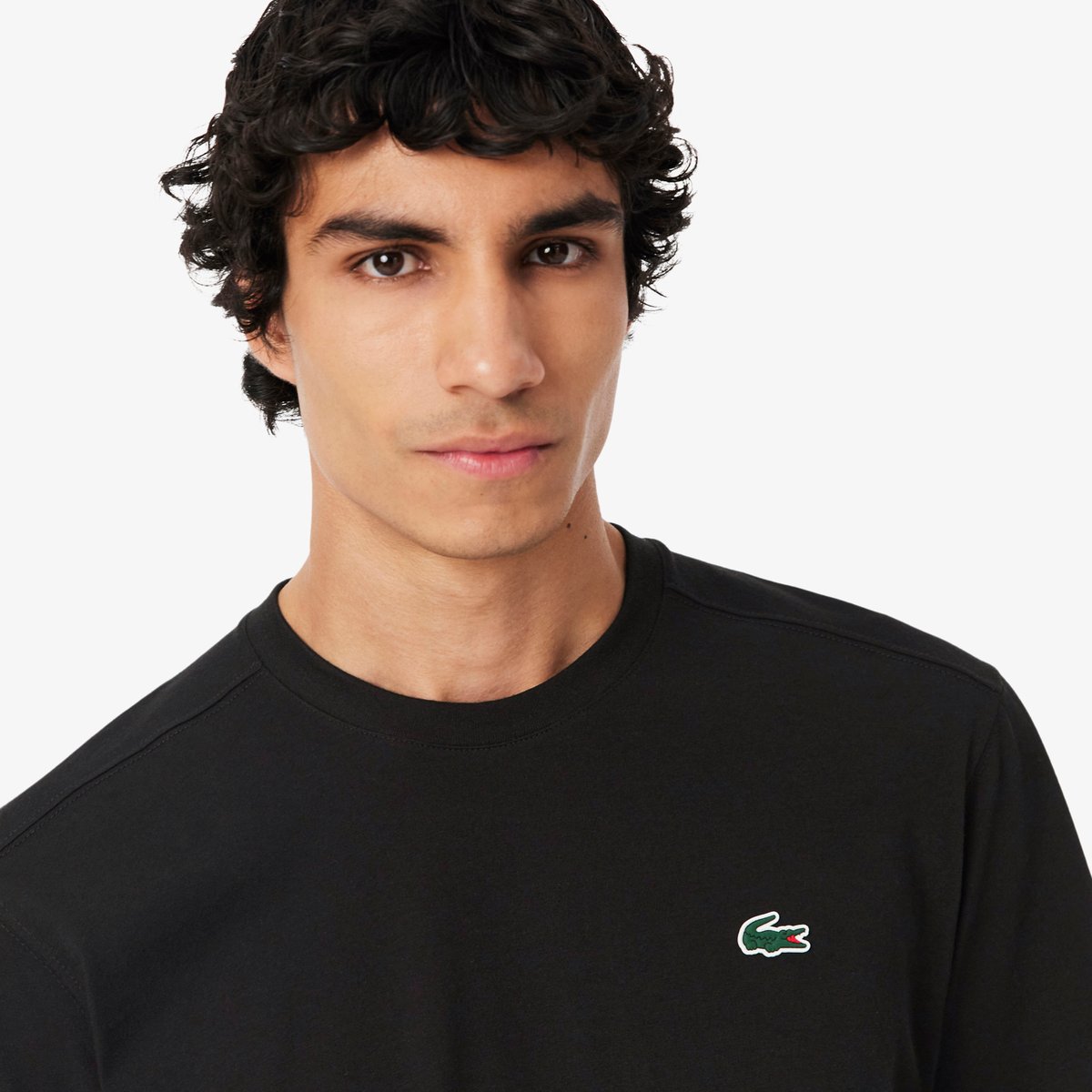 T-shirt Sport coton Ultra Dry noir-031, LACOSTE