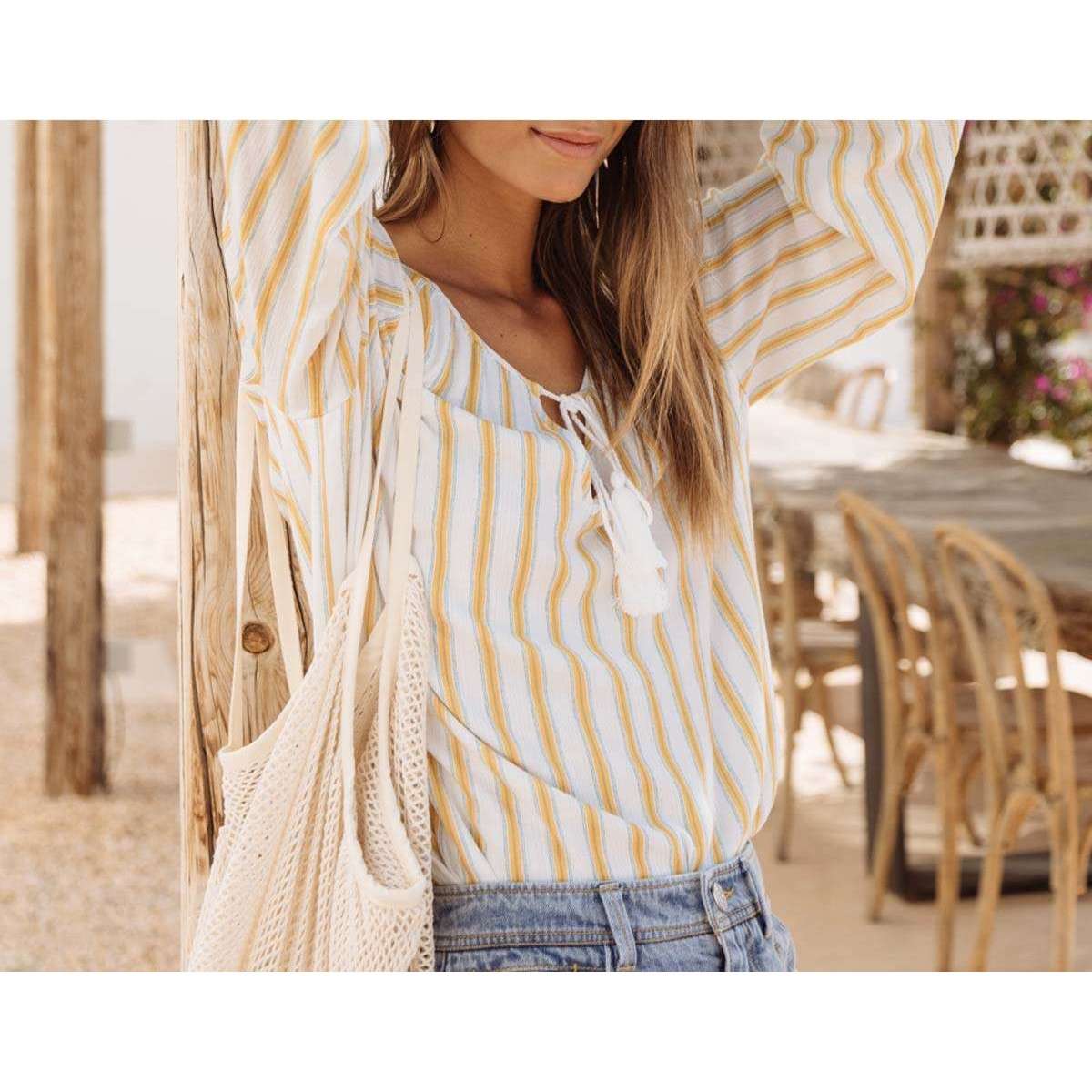 Blouse blanc, FREEMAN T. PORTER