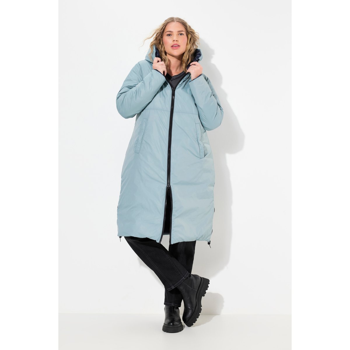 Manteau réversible HYPRAR gris bleu, ULLA POPKEN