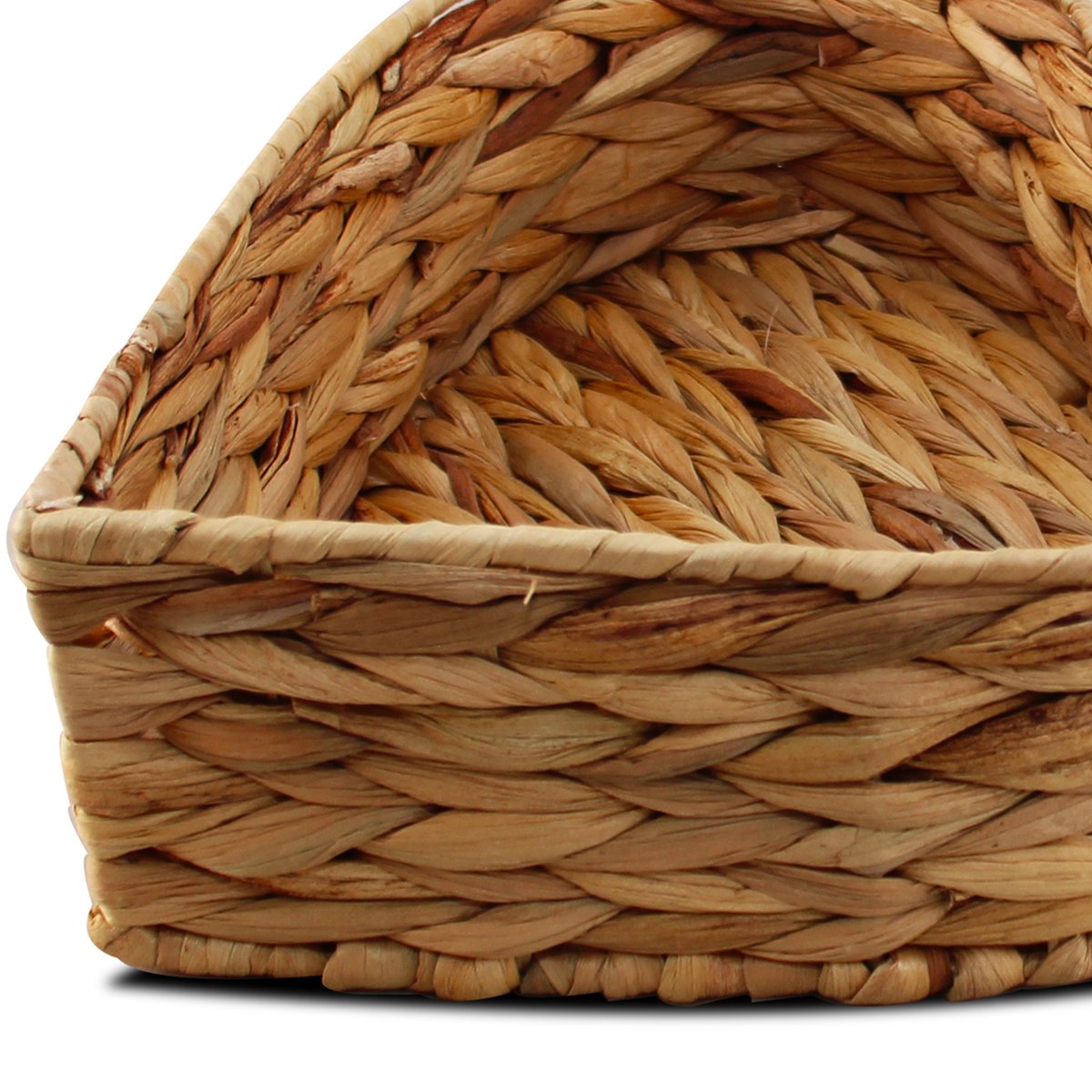 Panier de rangement tressé coeur bois, WADIGA