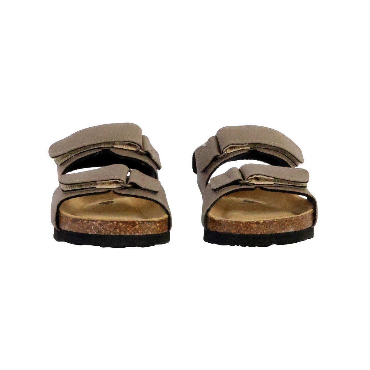 Mules Cuir Pol taupe, PLAKTON
