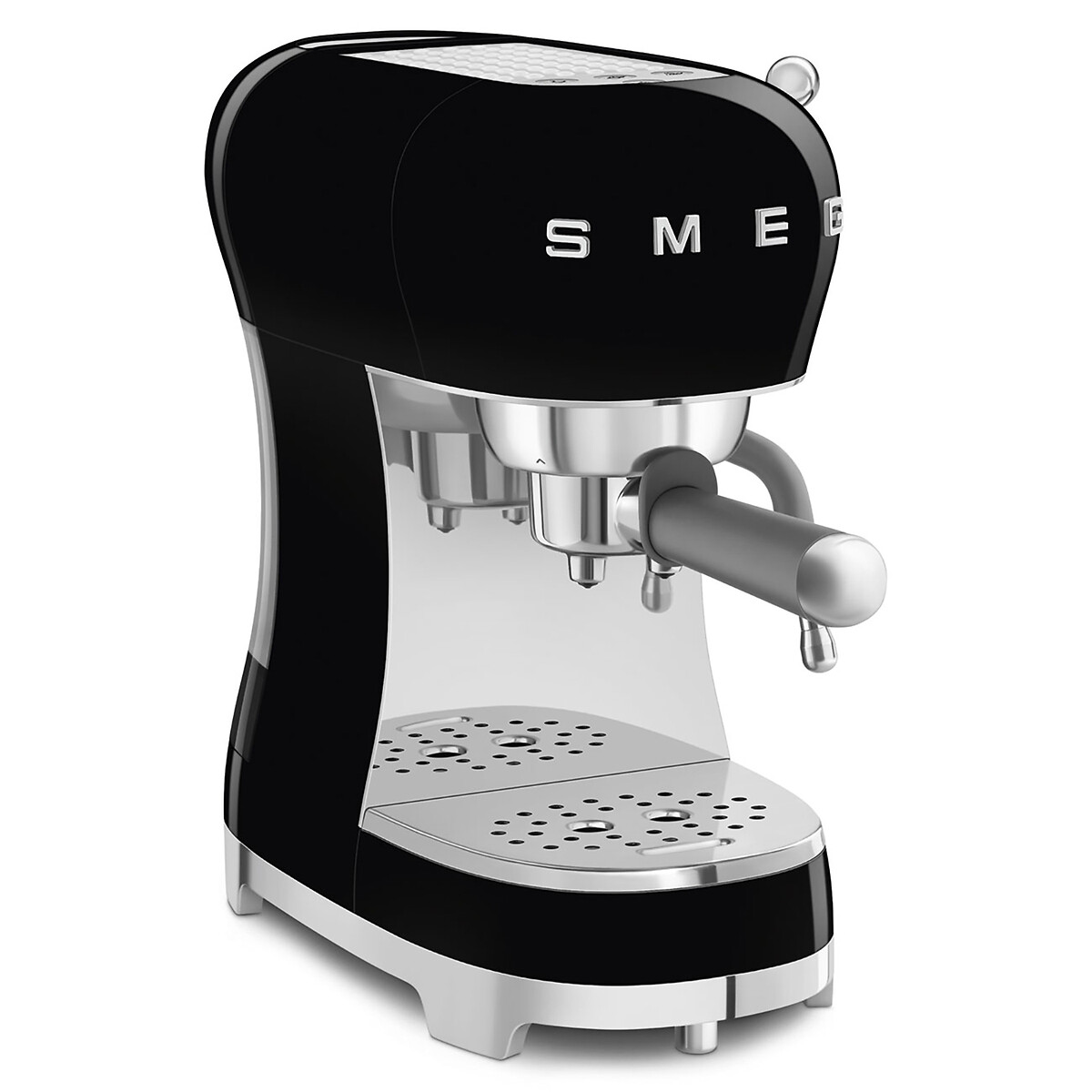 Retro Style Espresso Coffee Machine - ECF02 black, SMEG