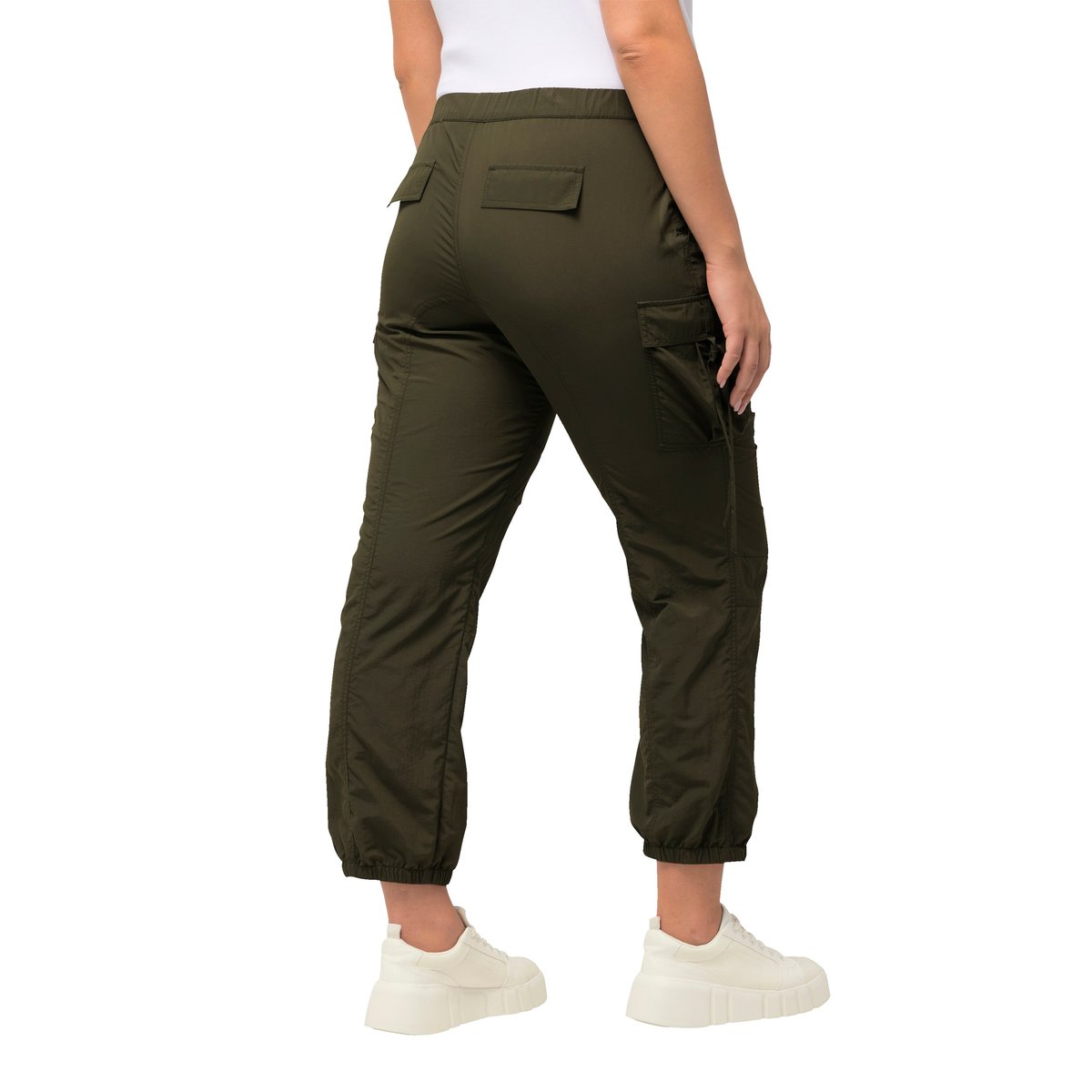 Pantalon cargo gris olive, ULLA POPKEN