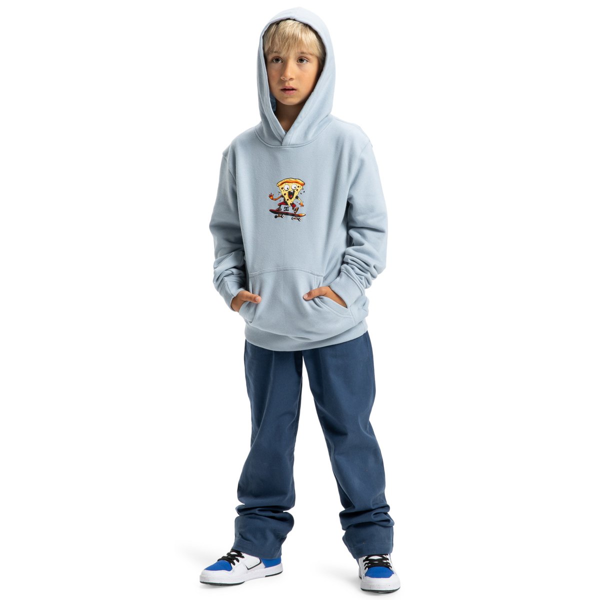 Sweat à capuche HOT SLICE. bleu blue fog, DC SHOES