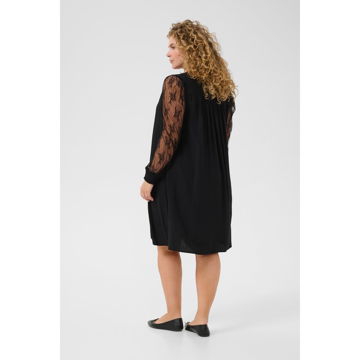 Robe noir black deep, KAFFE CURVE