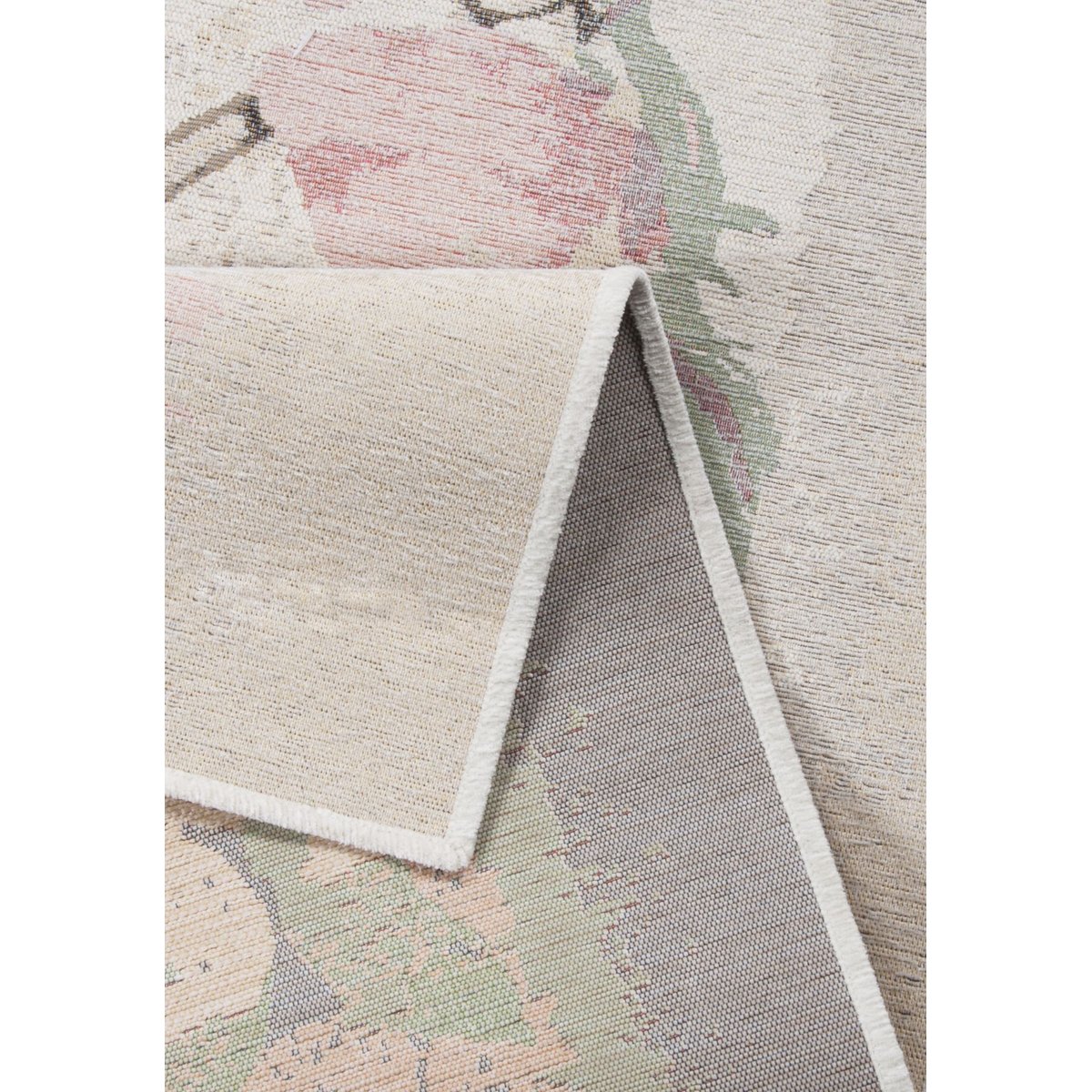 Tapis floral - FLOMI PARIS rose, THEKO