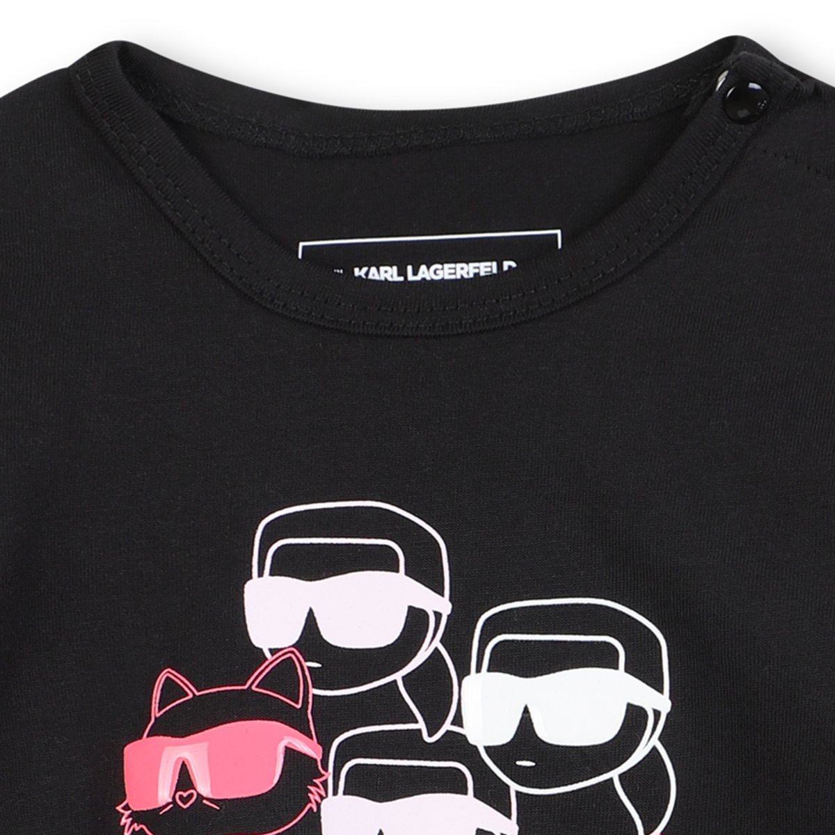 T-shirts à manches longues black, KARL LAGERFELD KIDS