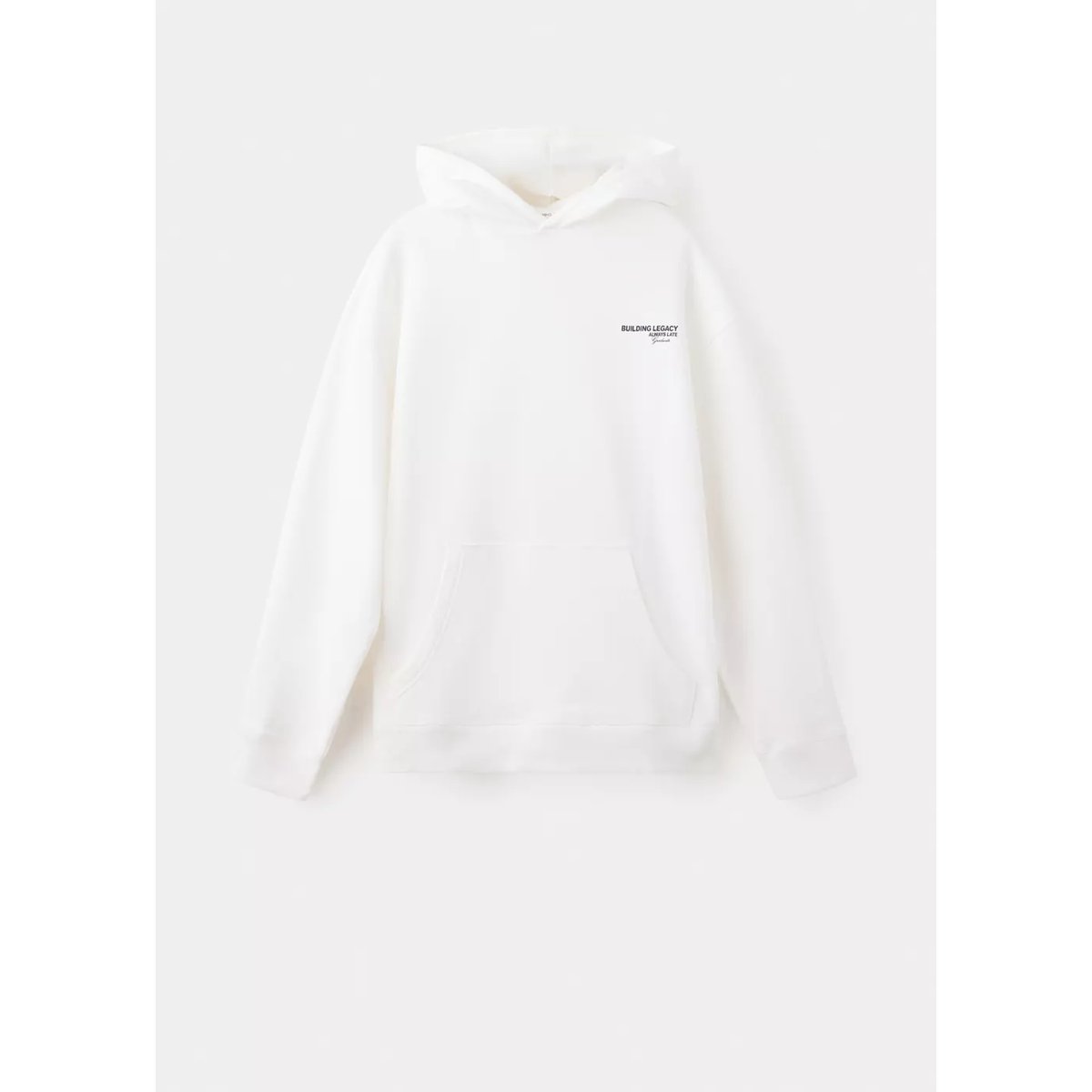 Sweat-shirt coton imprimé blanc cassé, MANGO TEEN