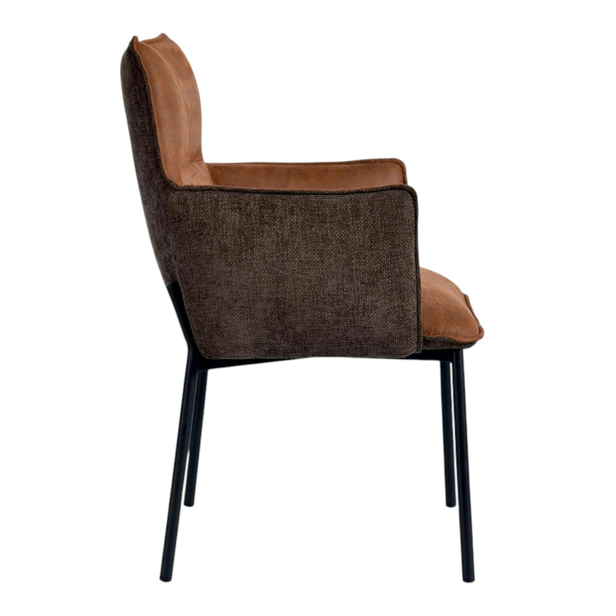 Chaise de table avec accoudoirs (lot de 2) KERALA marron, PIER IMPORT