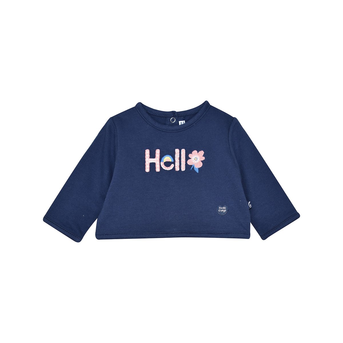 Robe sweat nevra maille bebe bleu, SUCRE D'ORGE