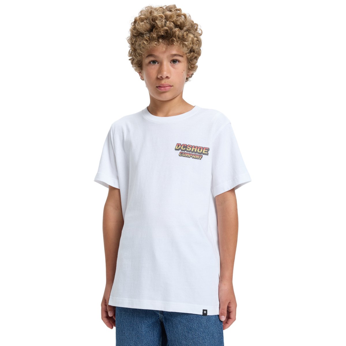 T-shirt à manches courtes TWO BIT. blanc white, DC SHOES