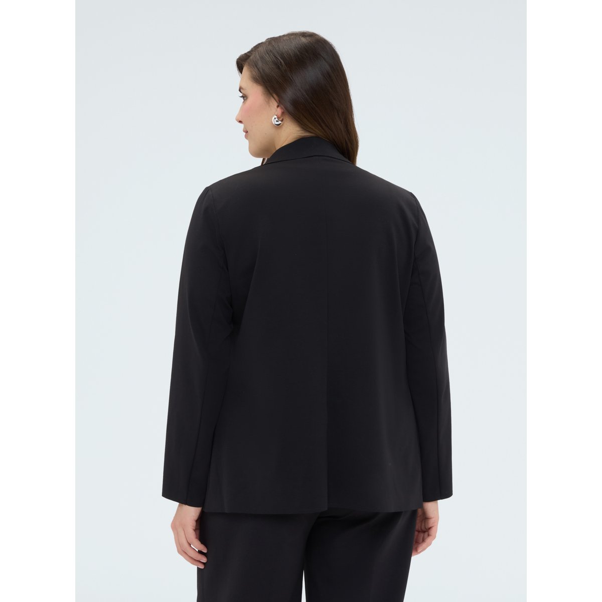 Blazer en jersey Milano noir, FIORELLA RUBINO