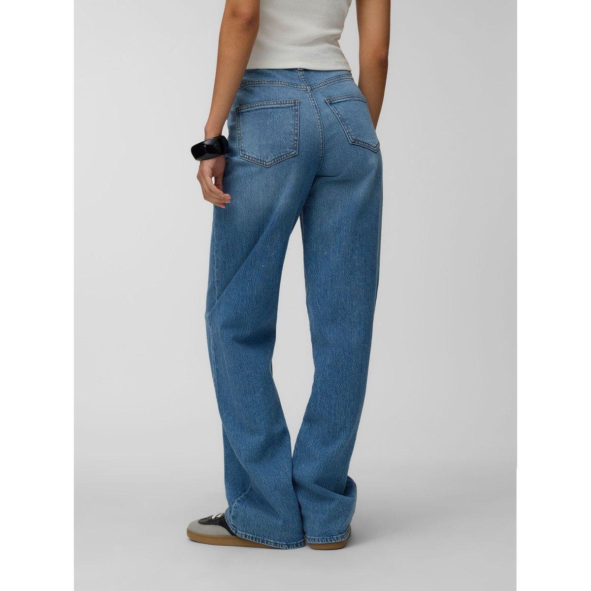 Jean À Coupe Large medium blue denim, VERO MODA