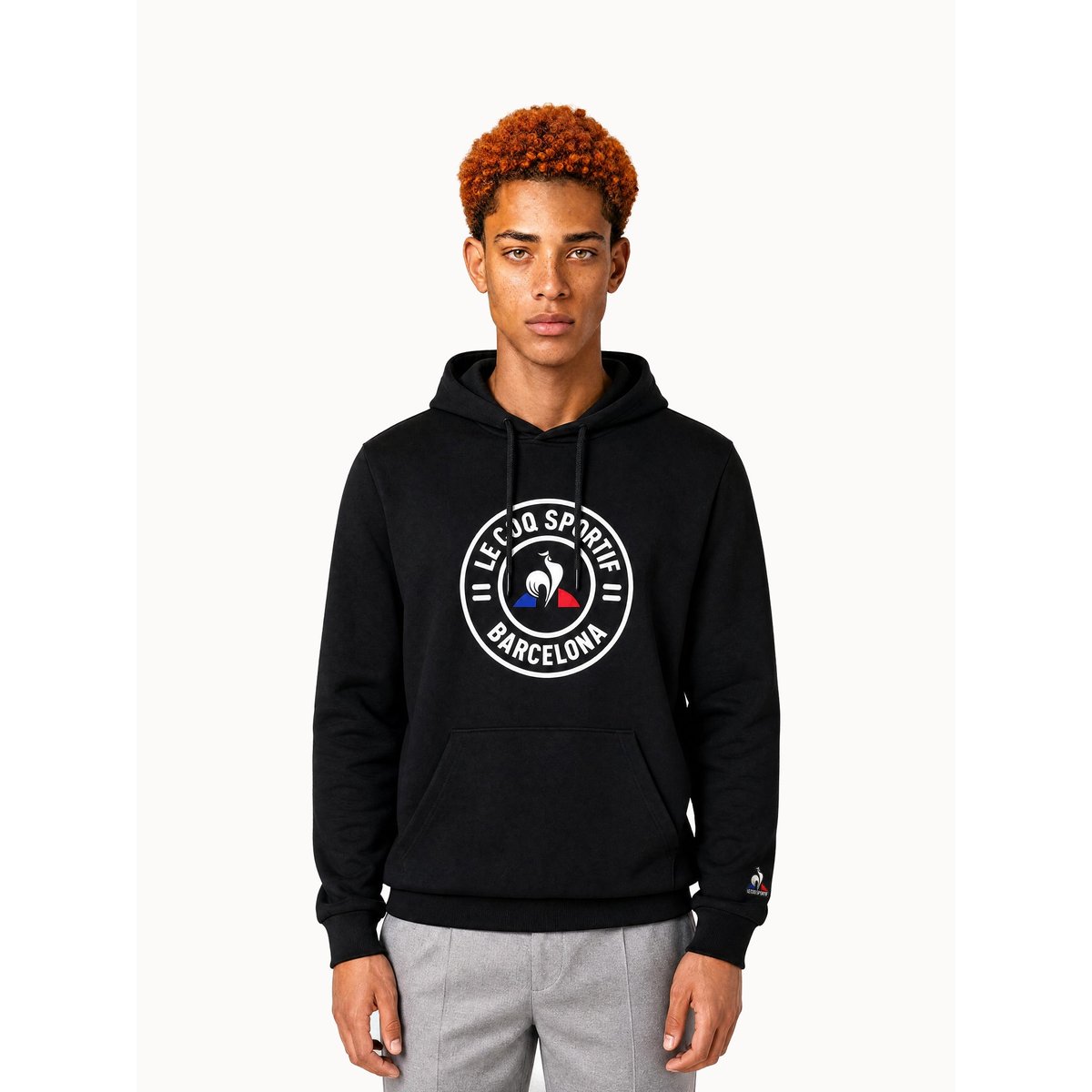 Sweat à capuche Unisexe City noir, LE COQ SPORTIF