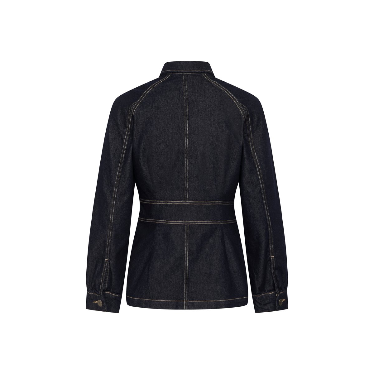 Chemise en jean bleu dark blue unwashed denim, KAFFE