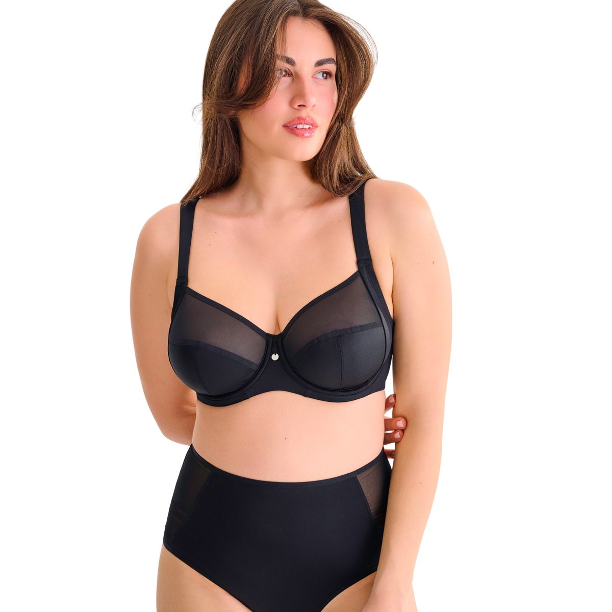 Soutien-gorge armaturé TINA F à H noir, LISCA
