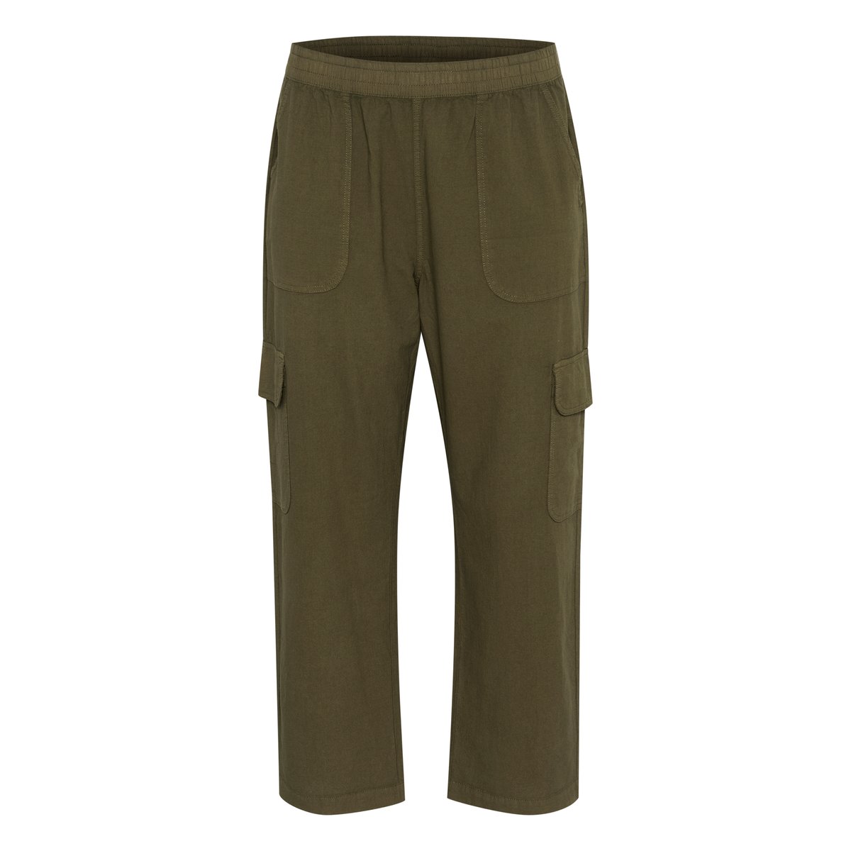 Casual pants vert grape leaf, KAFFE CURVE