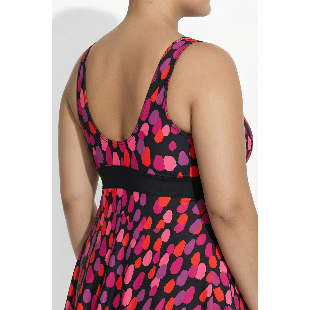 Robe de bain à pois orchidée, ULLA POPKEN