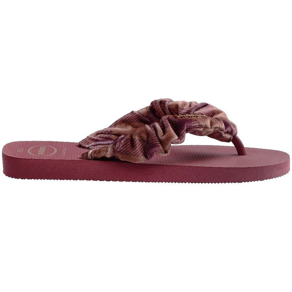 Tongs TOP SCRUNCHIES bordeaux, HAVAIANAS