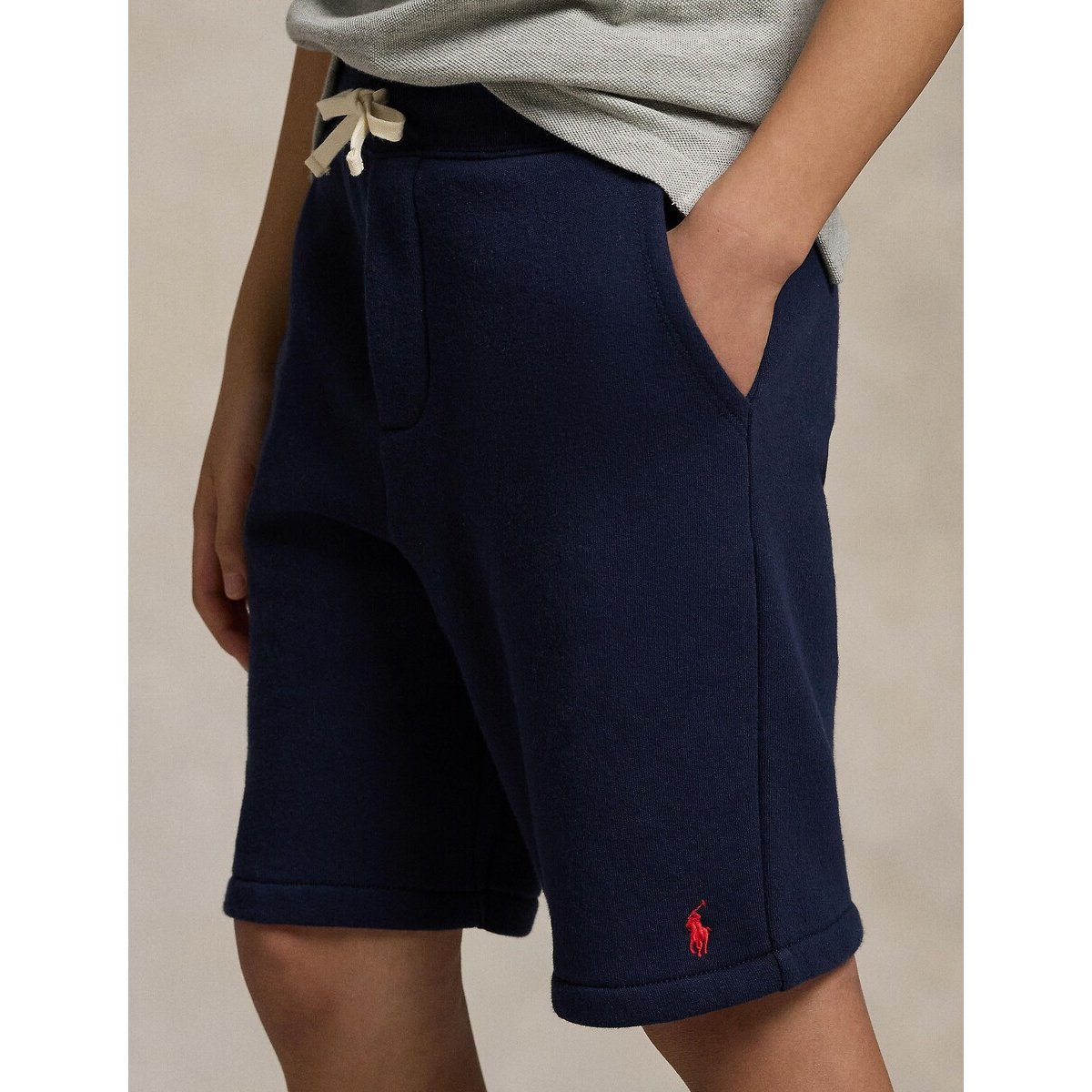 Short en molleton bleu marine, POLO RALPH LAUREN