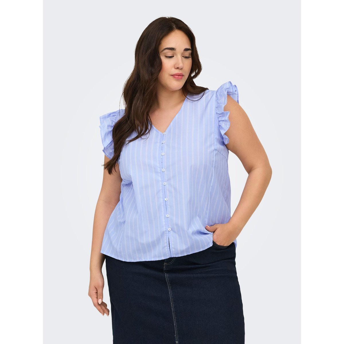 Chemise vista blue, ONLY CARMAKOMA