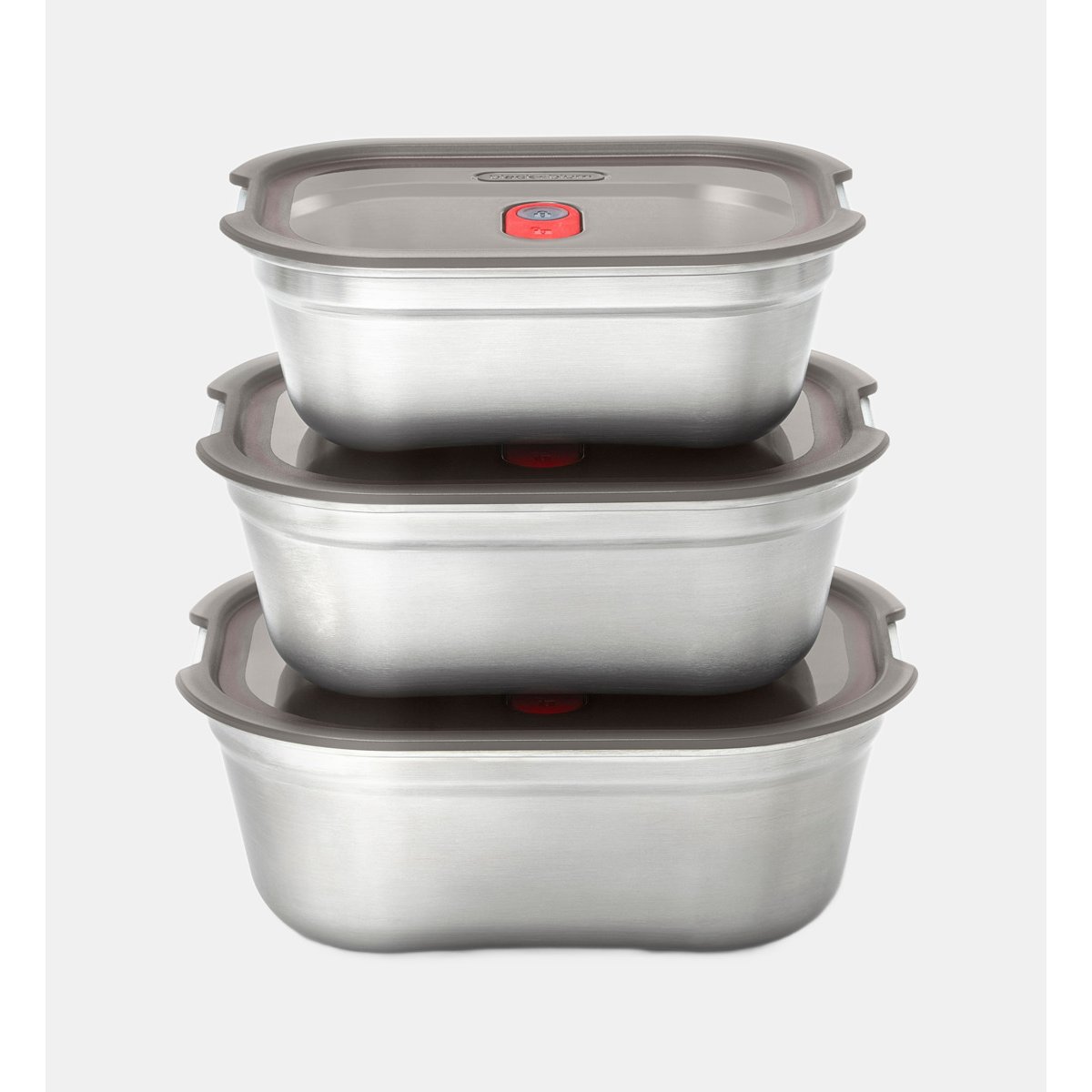 Lot de 3 boites repas couleur unique, BLACK + BLUM