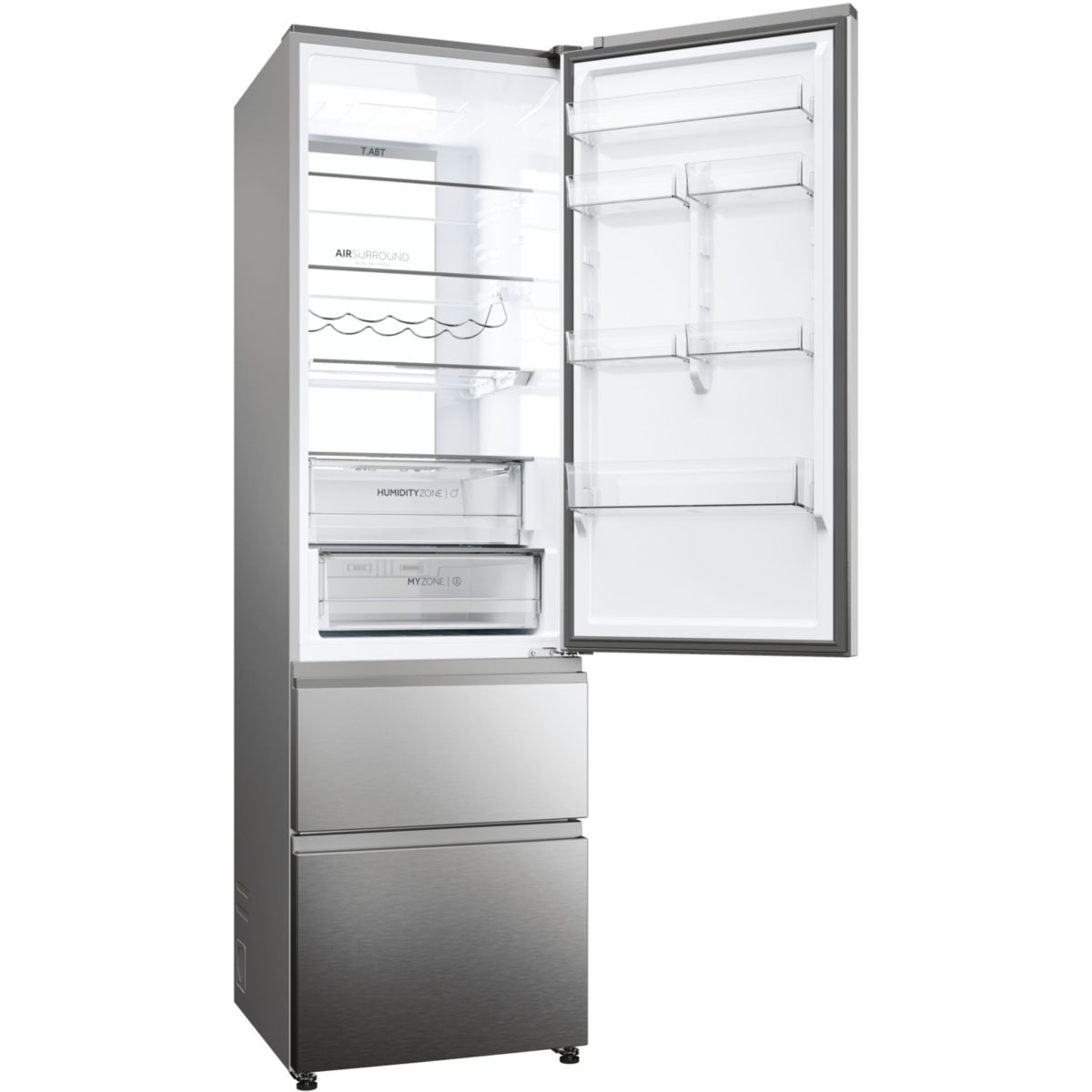 Réfrigérateur combiné HTW7620ANMG couleur unique, HAIER