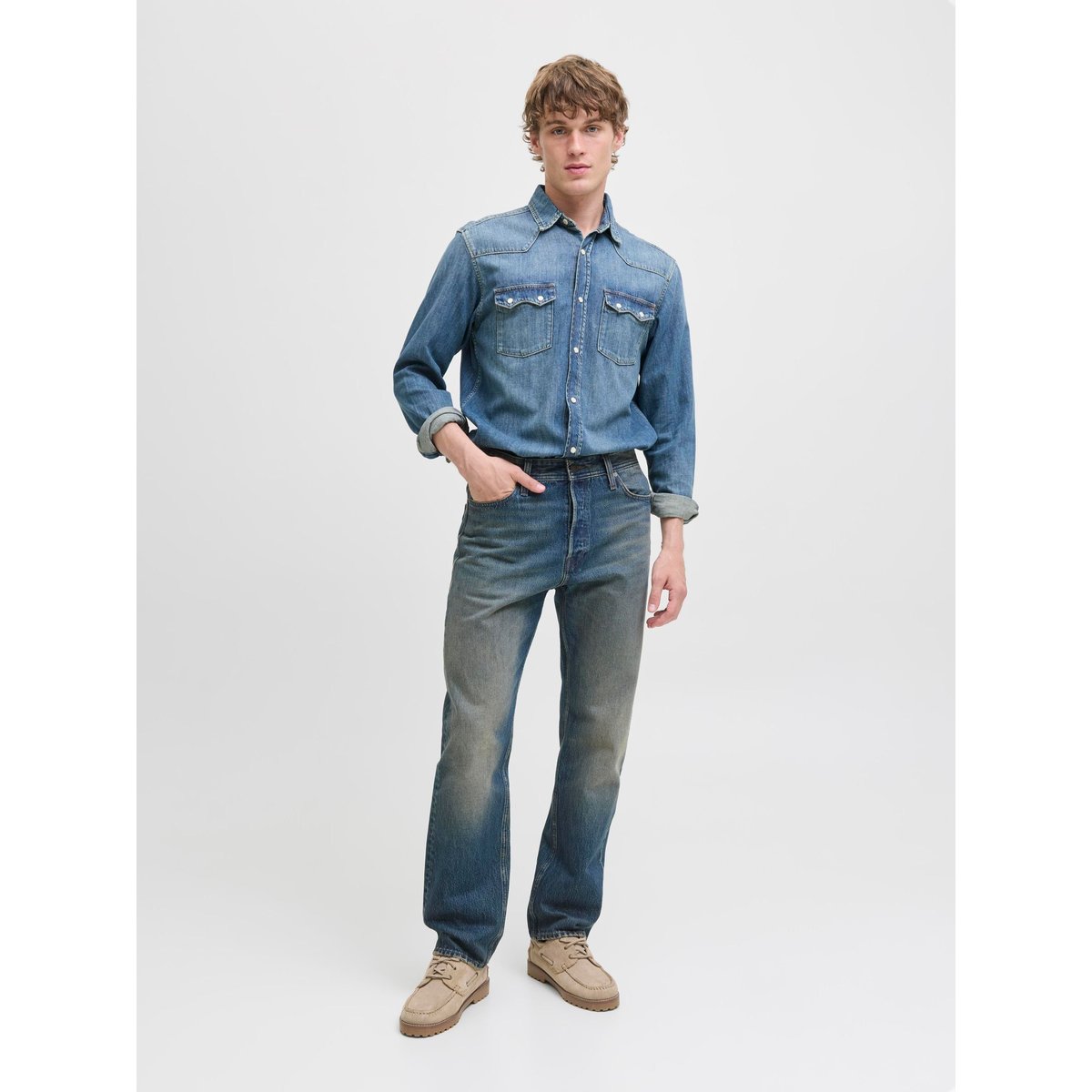 Jean Coupe Décontractée blue denim, JACK & JONES