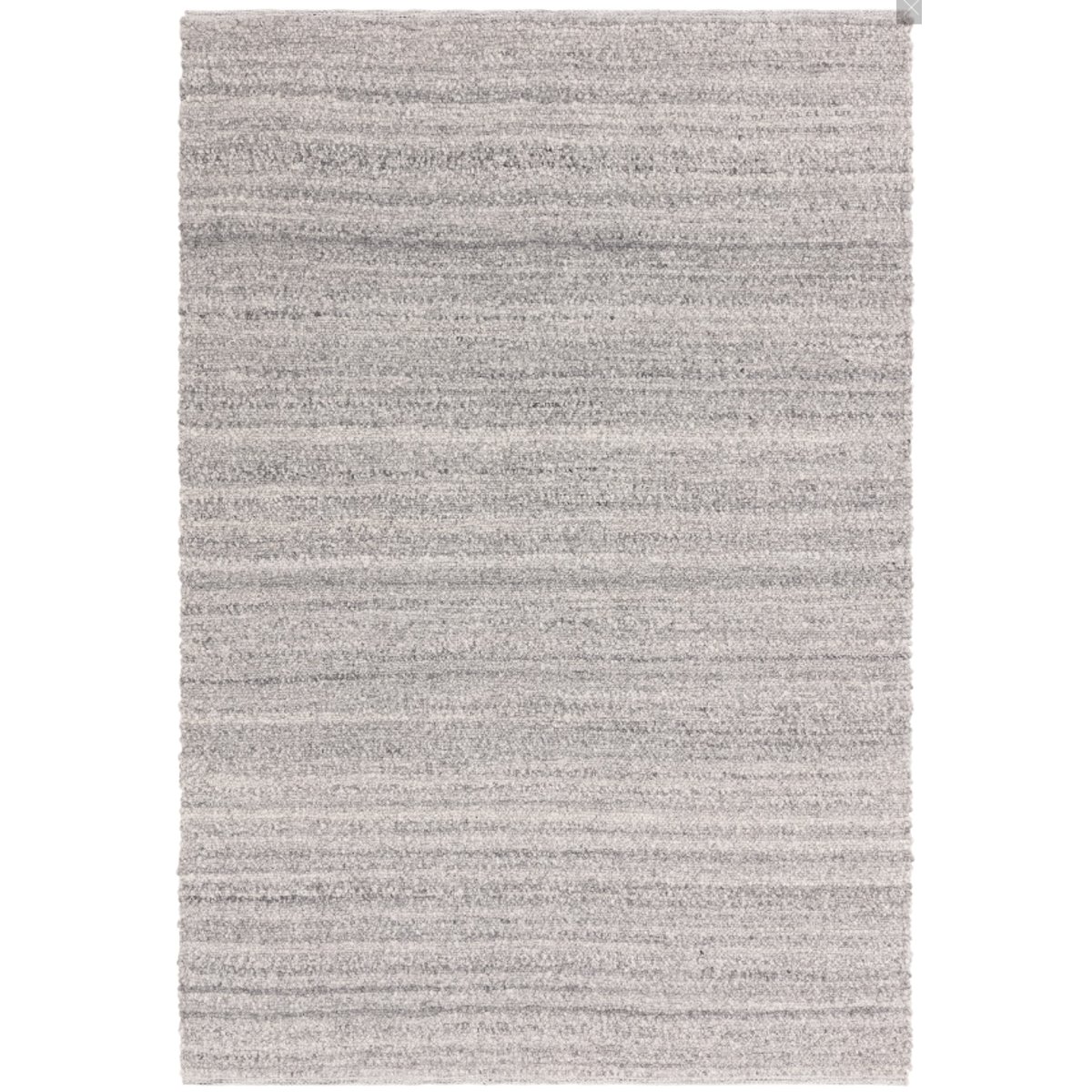 Tapis salon et chambre moderne tissé main SUBBA gris, NOVATREND