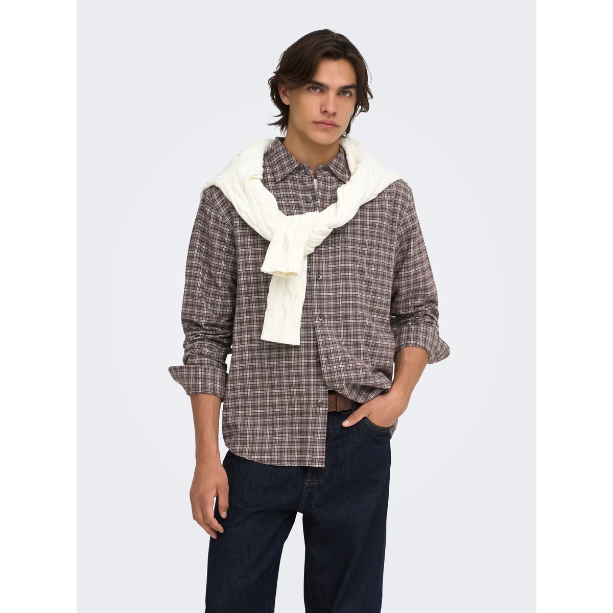 Chemise coffee bean, ONLY & SONS