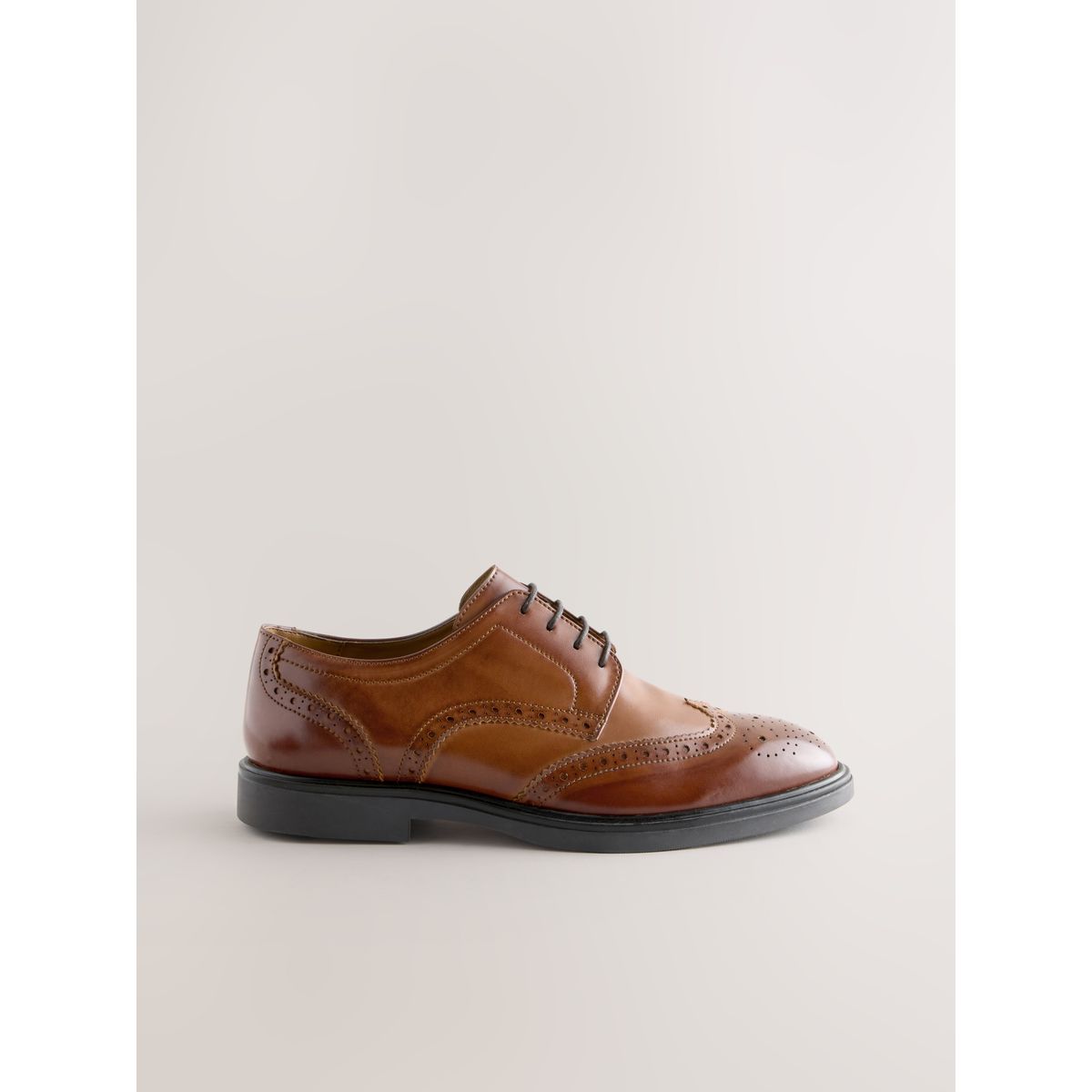 Chaussures richelieu marron fauve, NEXT