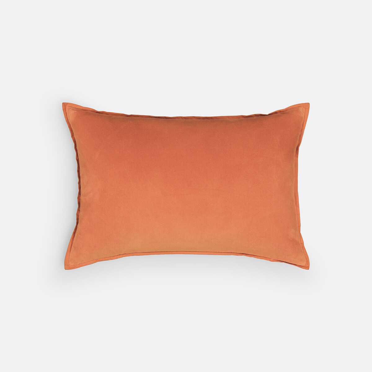 Funda de cojín de terciopelo liso, Alette naranja, LA REDOUTE INTERIEURS