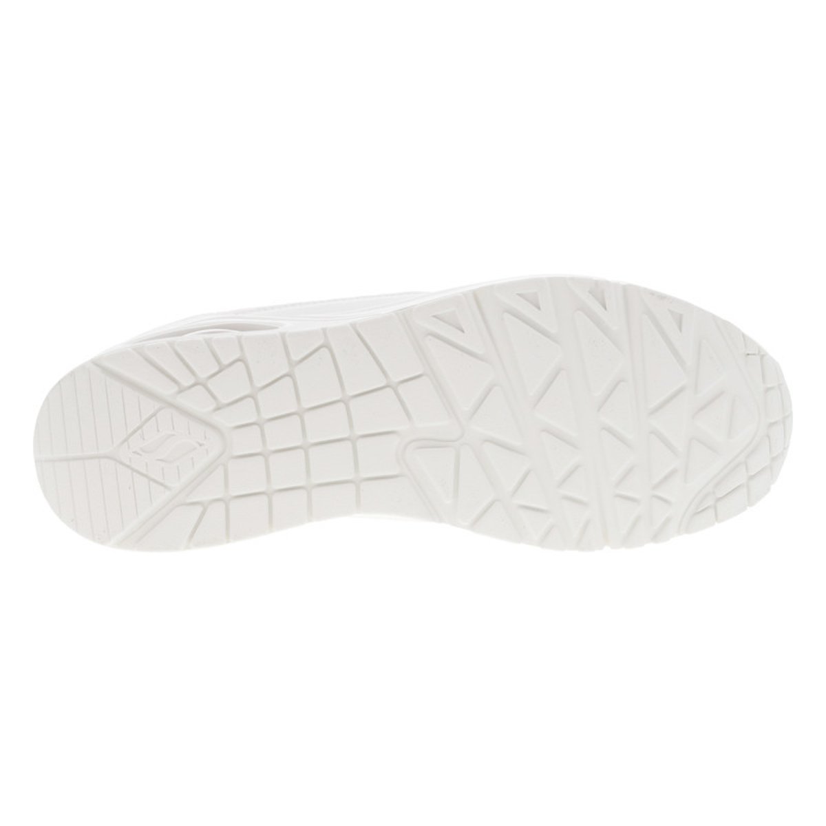 Baskets running blanches avec semelle à talon plat et système slip-ins blanches, SKECHERS