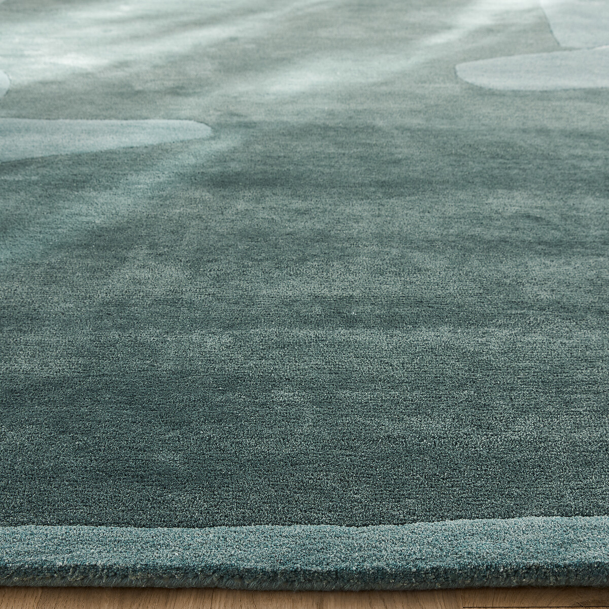 Tapis en lyocell et laine, tufté main, Caldera céladon, AM.PM