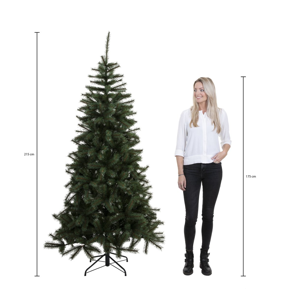 Sapin de Noël H215 cm TSUGA vert, TRIUMPH TREE